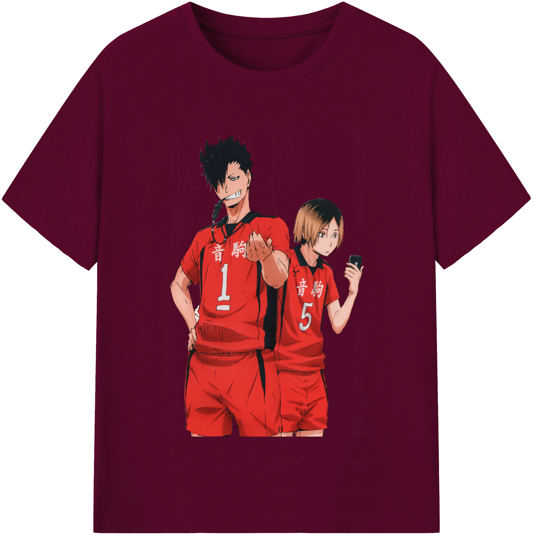 （画像用） ハイキュー!! Haikyu!! レディースカジュアルプリントTシャツ（綿100％）